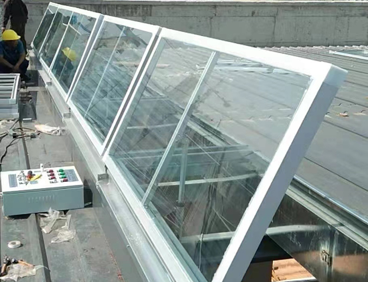 一字型电动采光排烟天窗